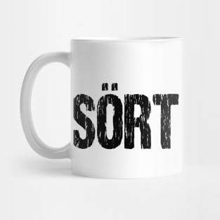 Sort Kerek Beer Please Funny Hungarian Language Distressed Mug